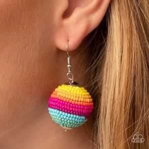 Zest Fest - Multi earrings & Kaleidoscopically Captivating necklace set